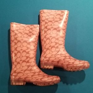Coach Rainboots